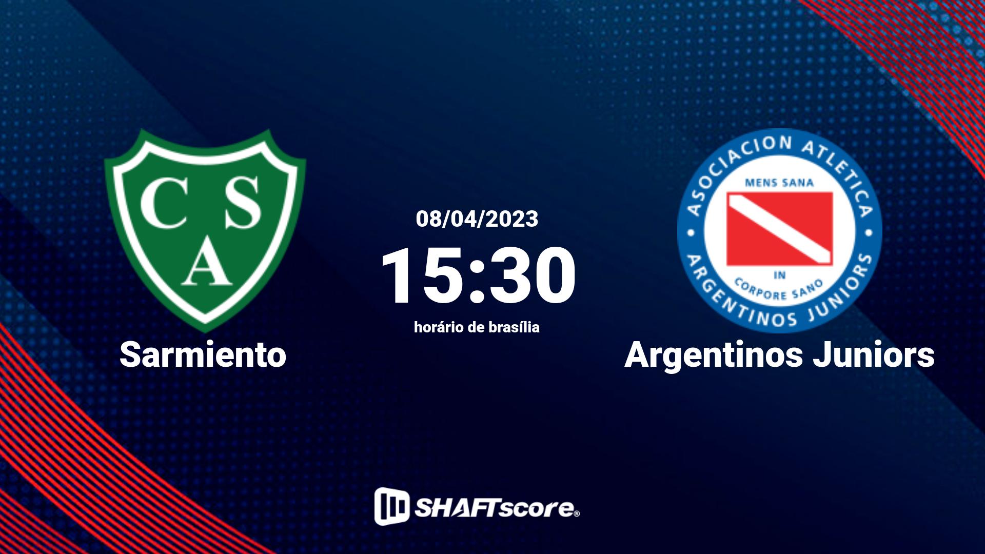 Estatísticas do jogo Sarmiento vs Argentinos Juniors 08.04 15:30