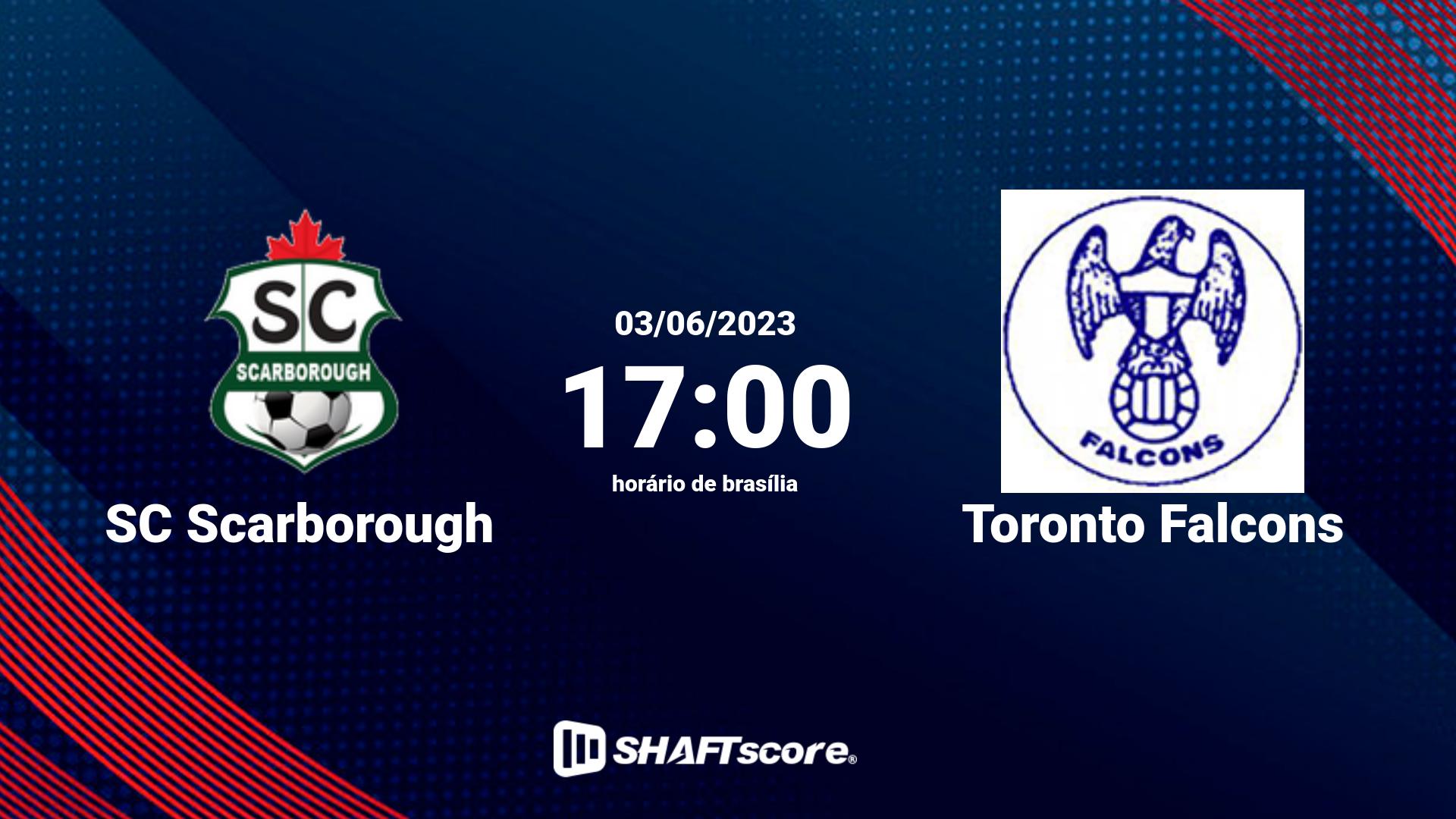 Estatísticas do jogo SC Scarborough vs Toronto Falcons 03.06 17:00