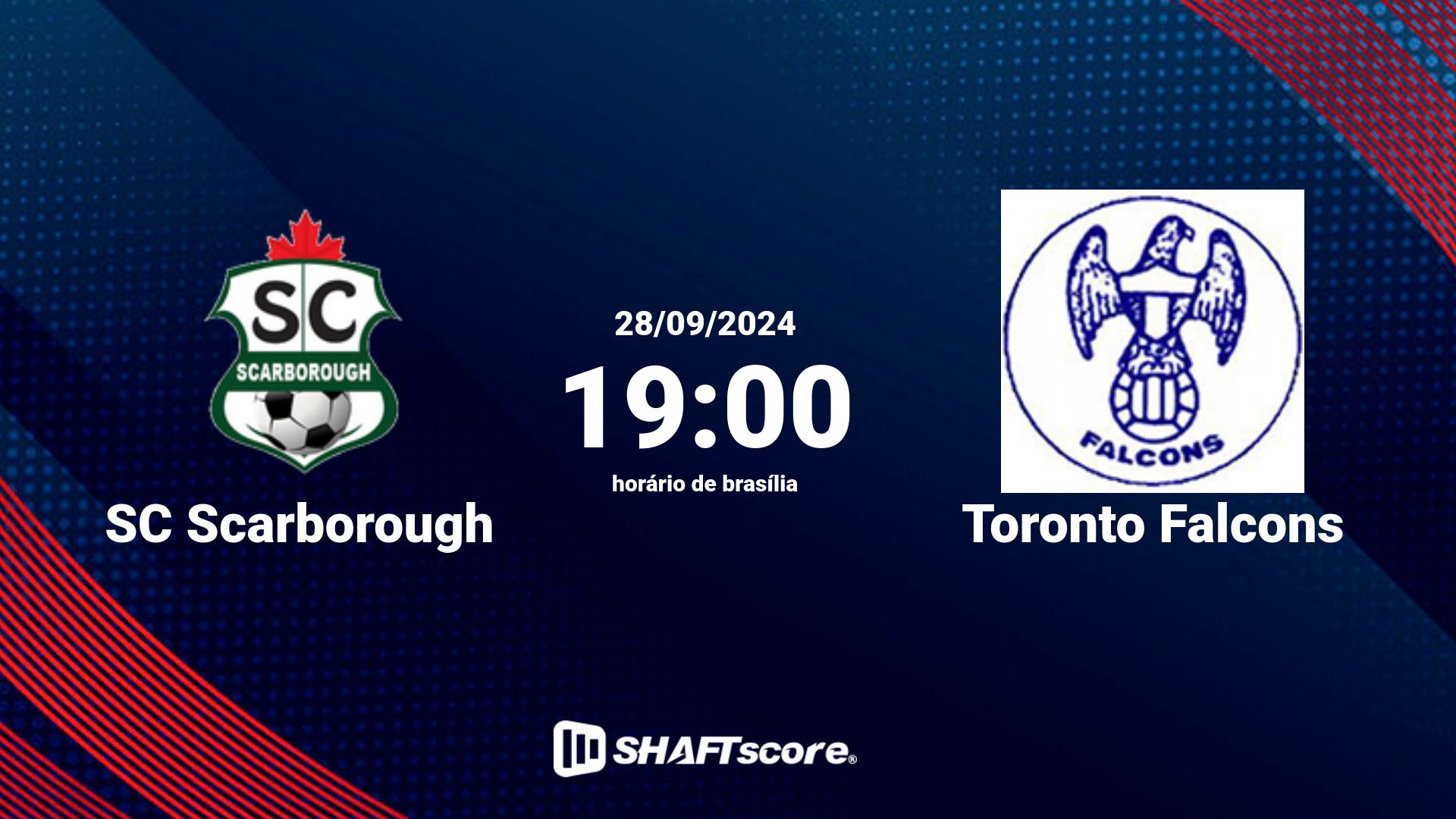 Estatísticas do jogo SC Scarborough vs Toronto Falcons 28.09 19:00