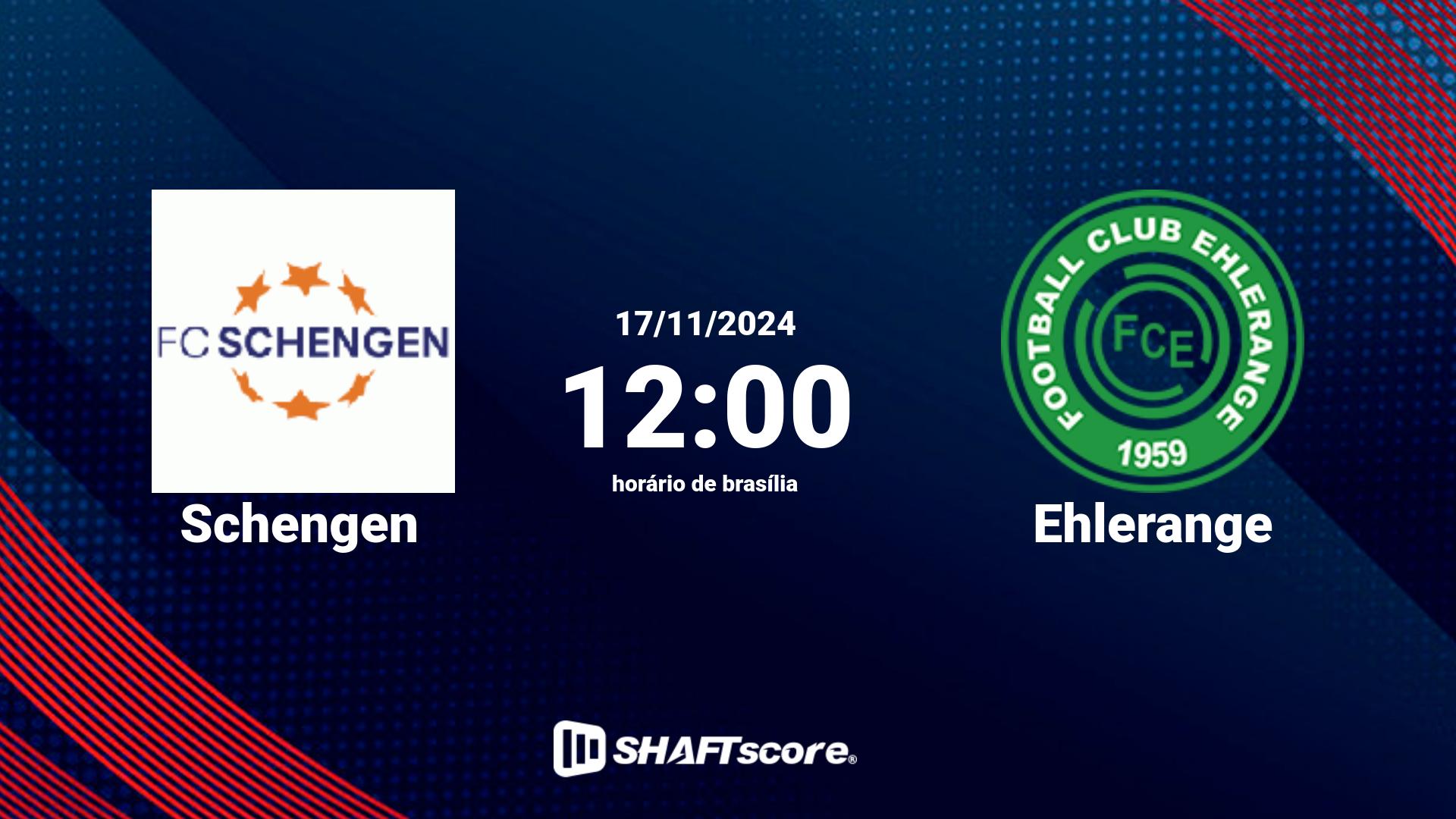 Estatísticas do jogo Schengen vs Ehlerange 17.11 12:00