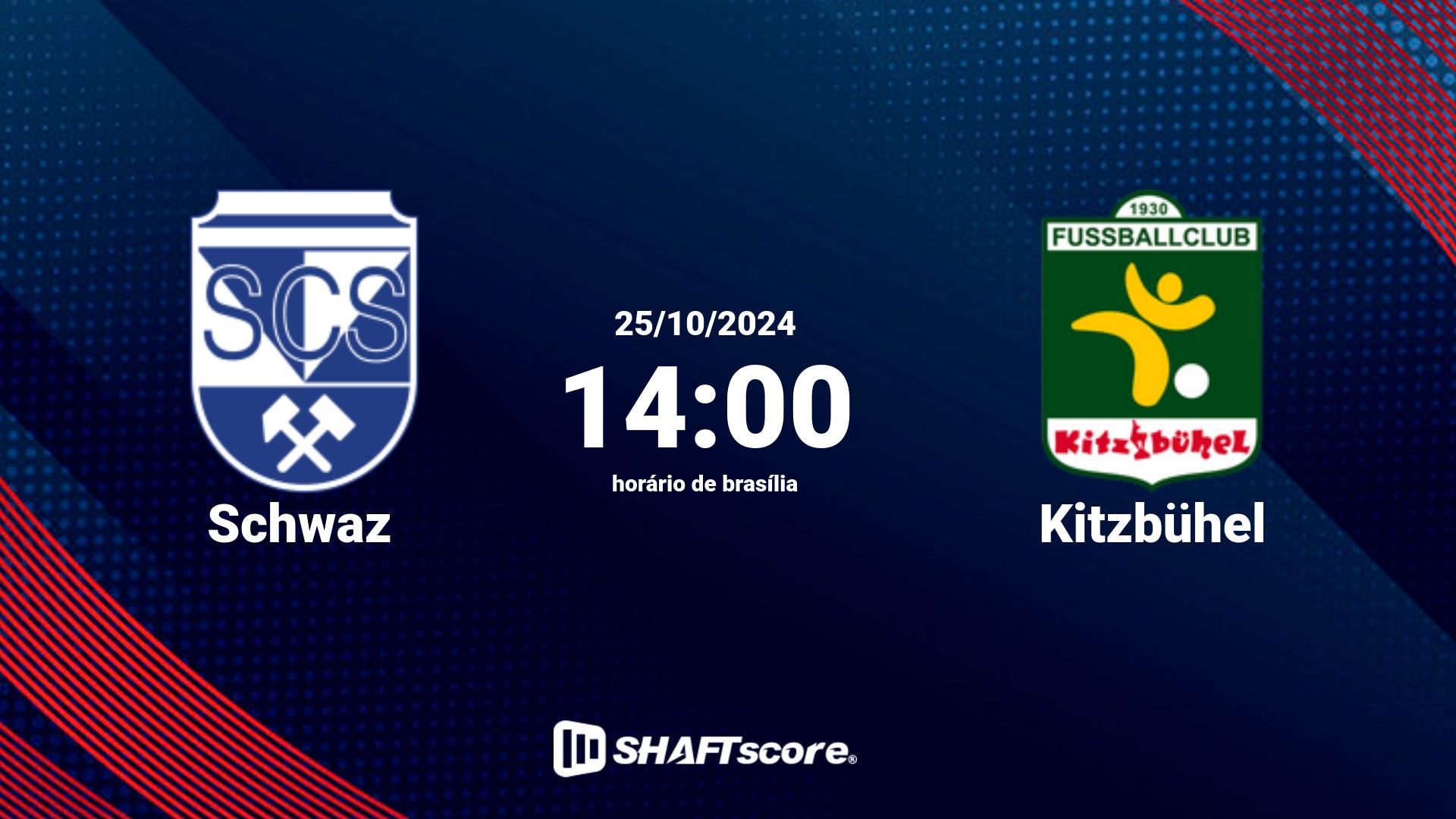 Estatísticas do jogo Schwaz vs Kitzbühel 25.10 14:00