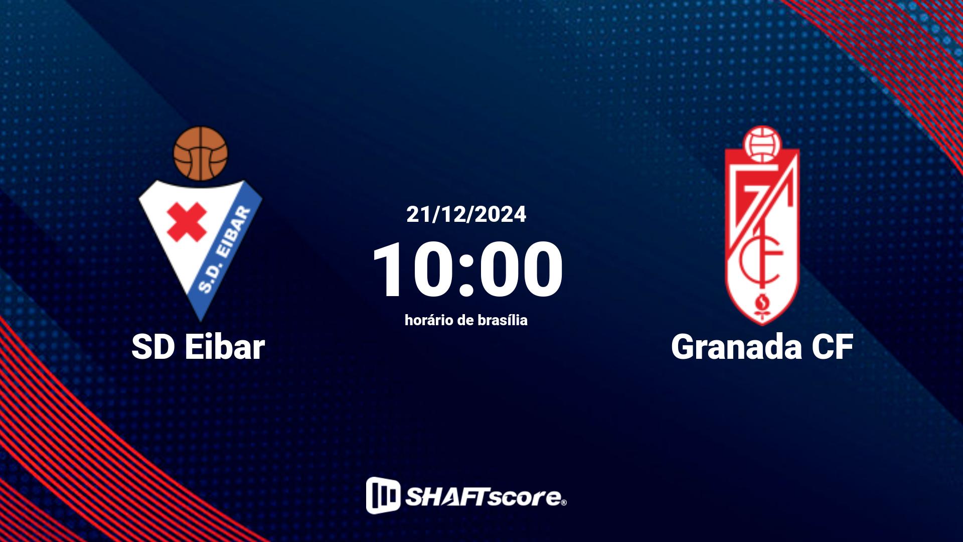 Estatísticas do jogo SD Eibar vs Granada CF 21.12 10:00