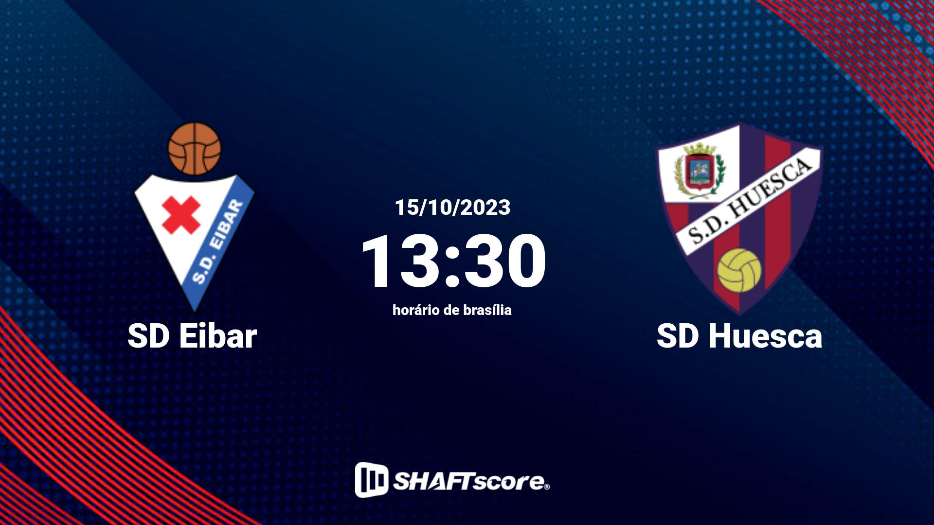 Estatísticas do jogo SD Eibar vs SD Huesca 15.10 13:30