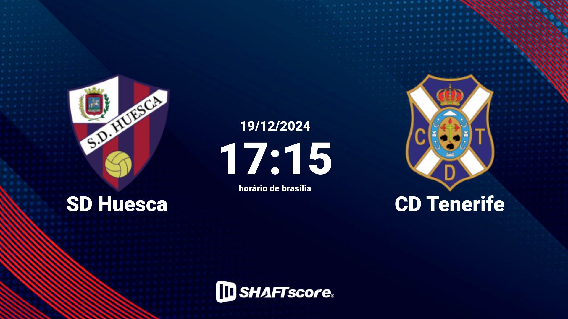 Estatísticas do jogo SD Huesca vs CD Tenerife 19.12 17:15