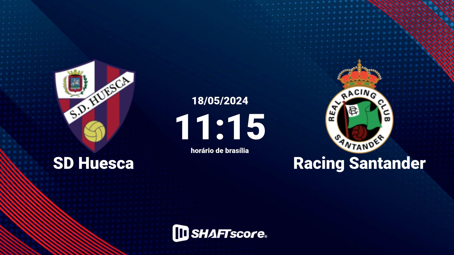 Estatísticas do jogo SD Huesca vs Racing Santander 18.05 11:15