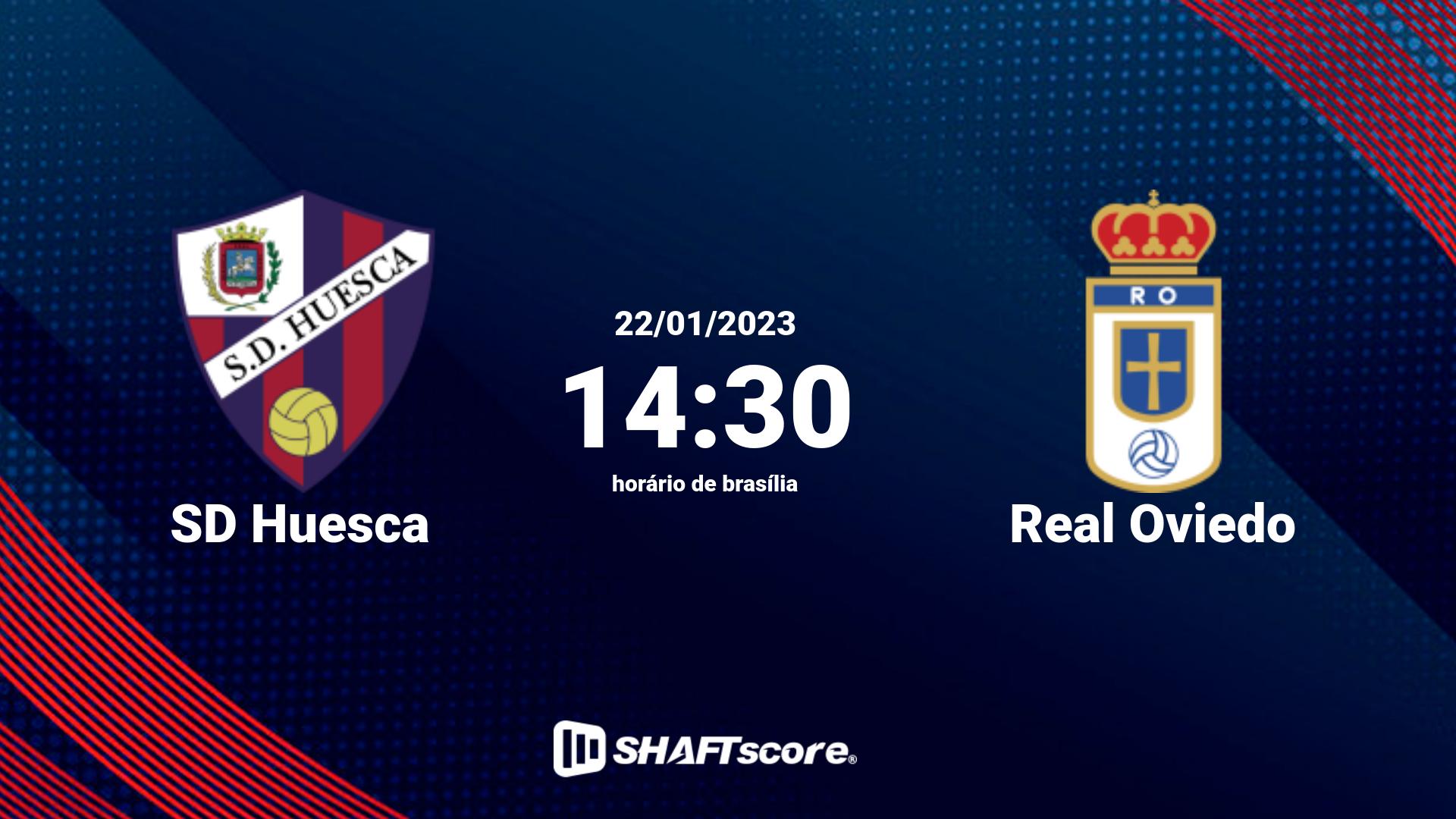 Estatísticas do jogo SD Huesca vs Real Oviedo 22.01 14:30