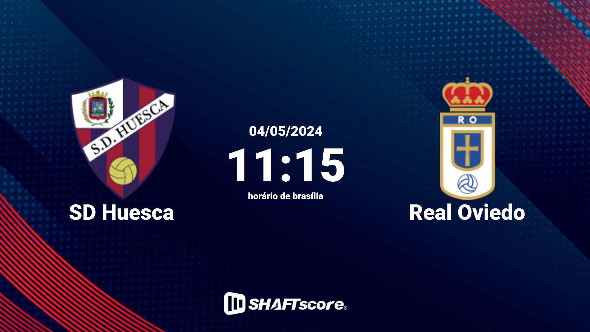 Estatísticas do jogo SD Huesca vs Real Oviedo 04.05 11:15