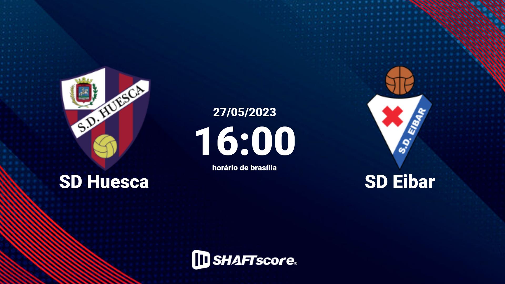 Estatísticas do jogo SD Huesca vs SD Eibar 27.05 16:00