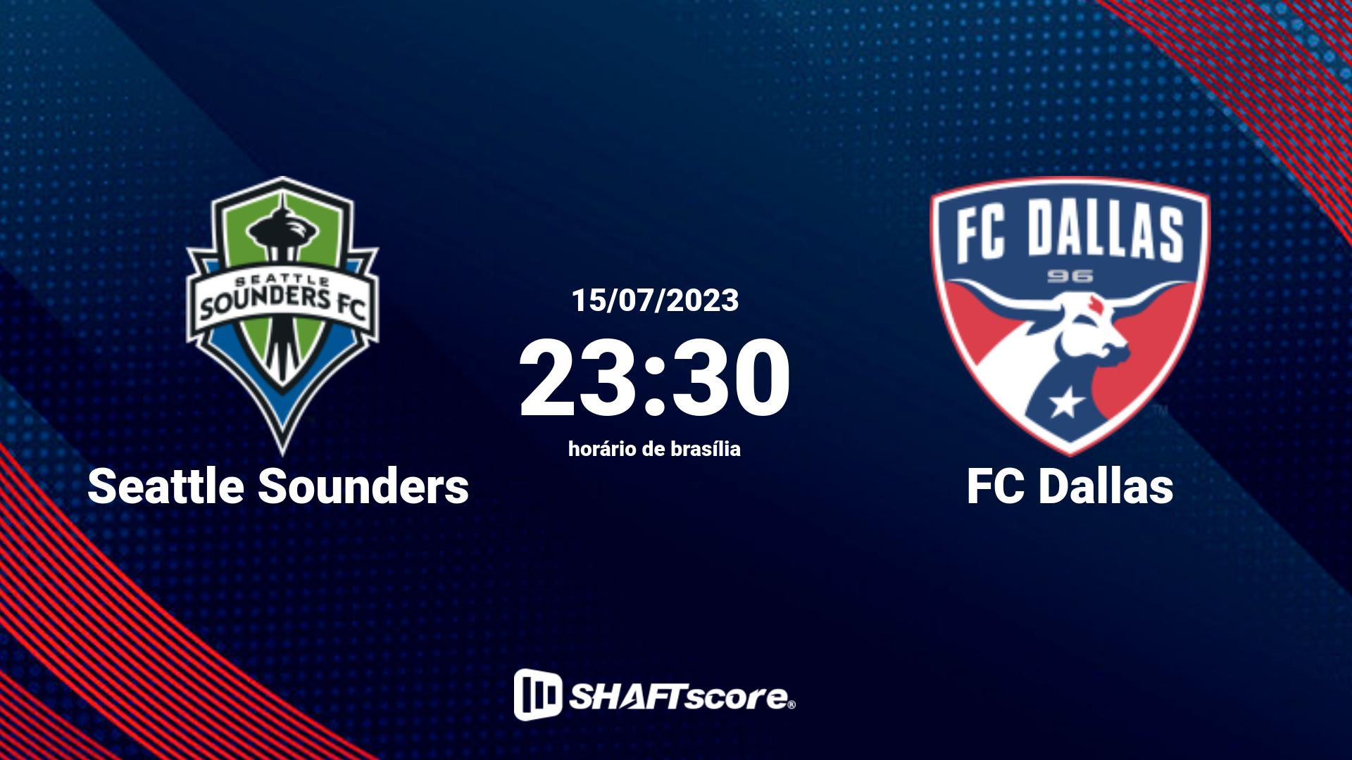 Estatísticas do jogo Seattle Sounders vs FC Dallas 15.07 23:30