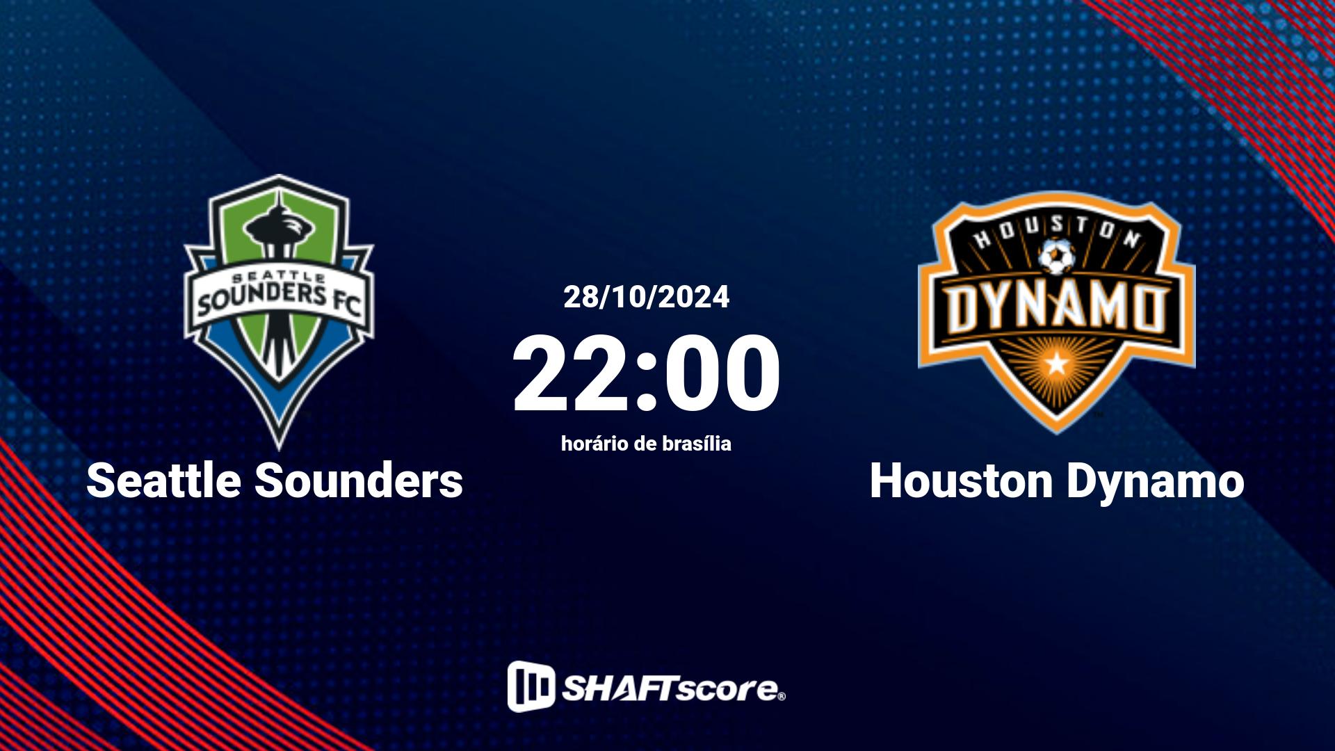 Estatísticas do jogo Seattle Sounders vs Houston Dynamo 28.10 22:00