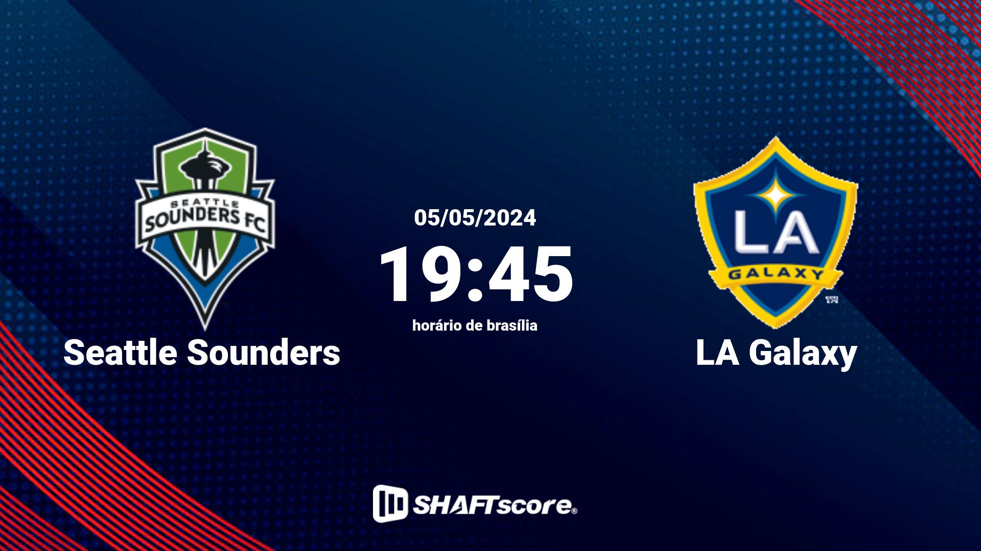 Estatísticas do jogo Seattle Sounders vs LA Galaxy 05.05 19:45