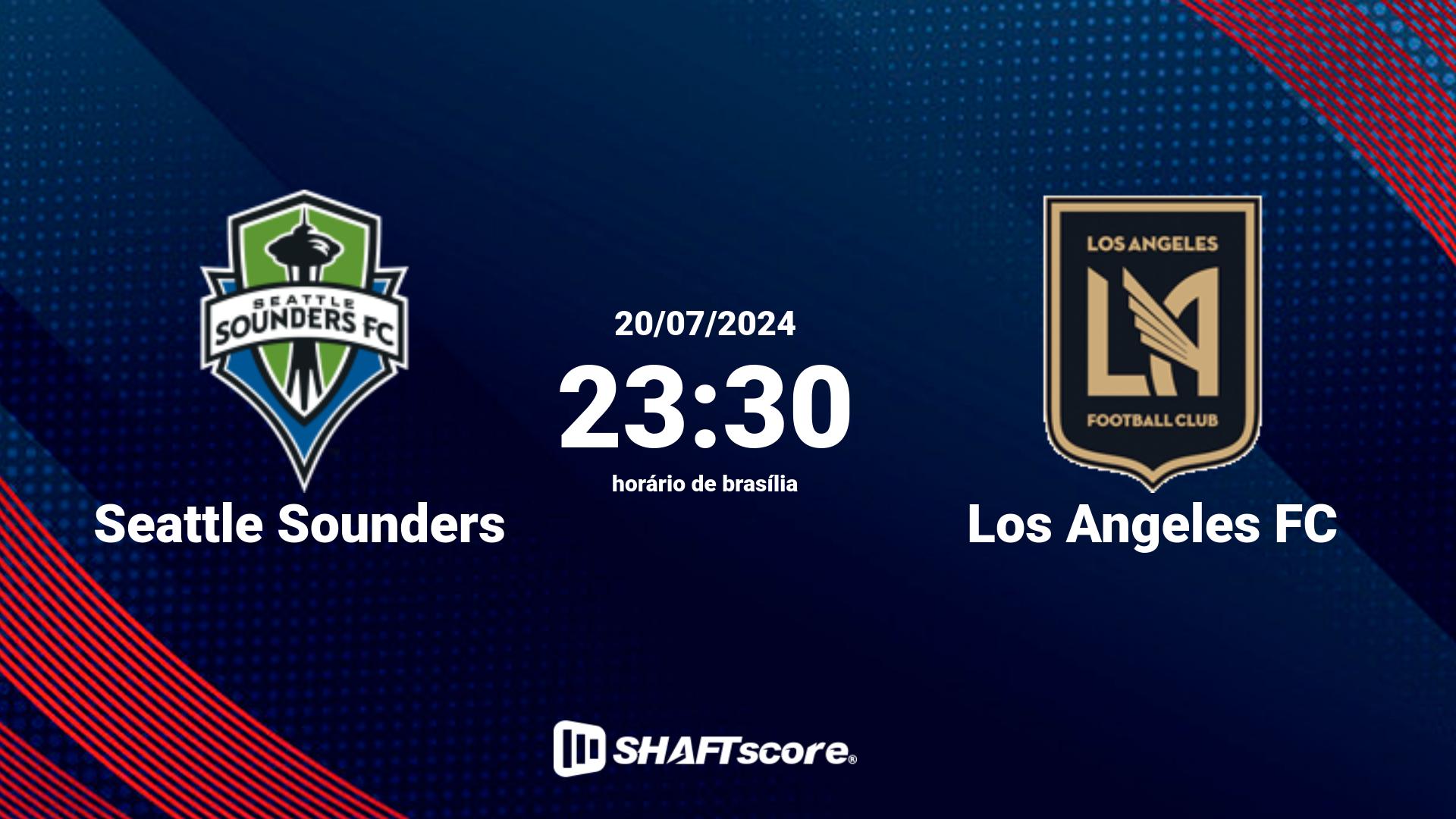 Estatísticas do jogo Seattle Sounders vs Los Angeles FC 20.07 23:30