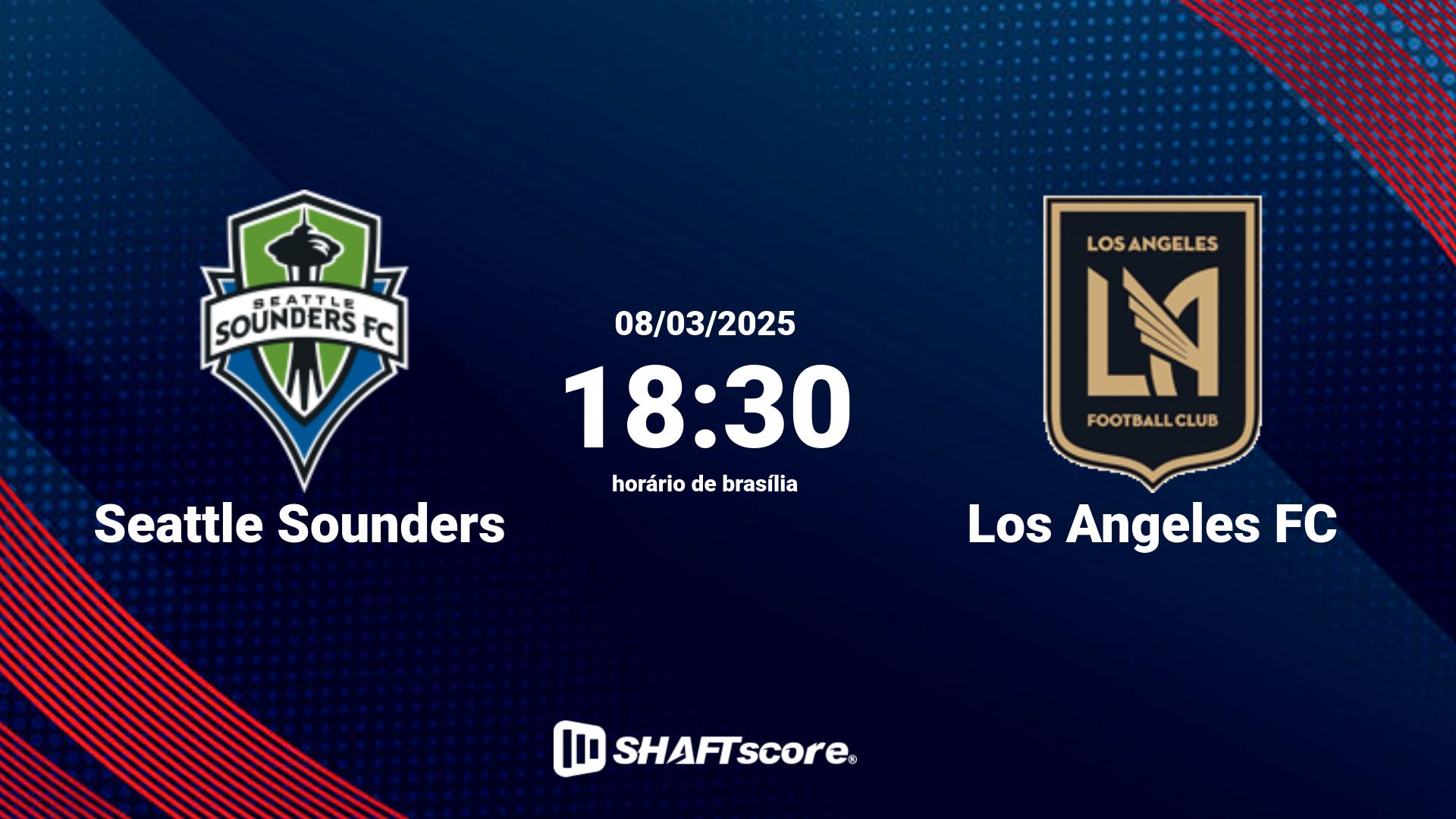 Estatísticas do jogo Seattle Sounders vs Los Angeles FC 08.03 18:30