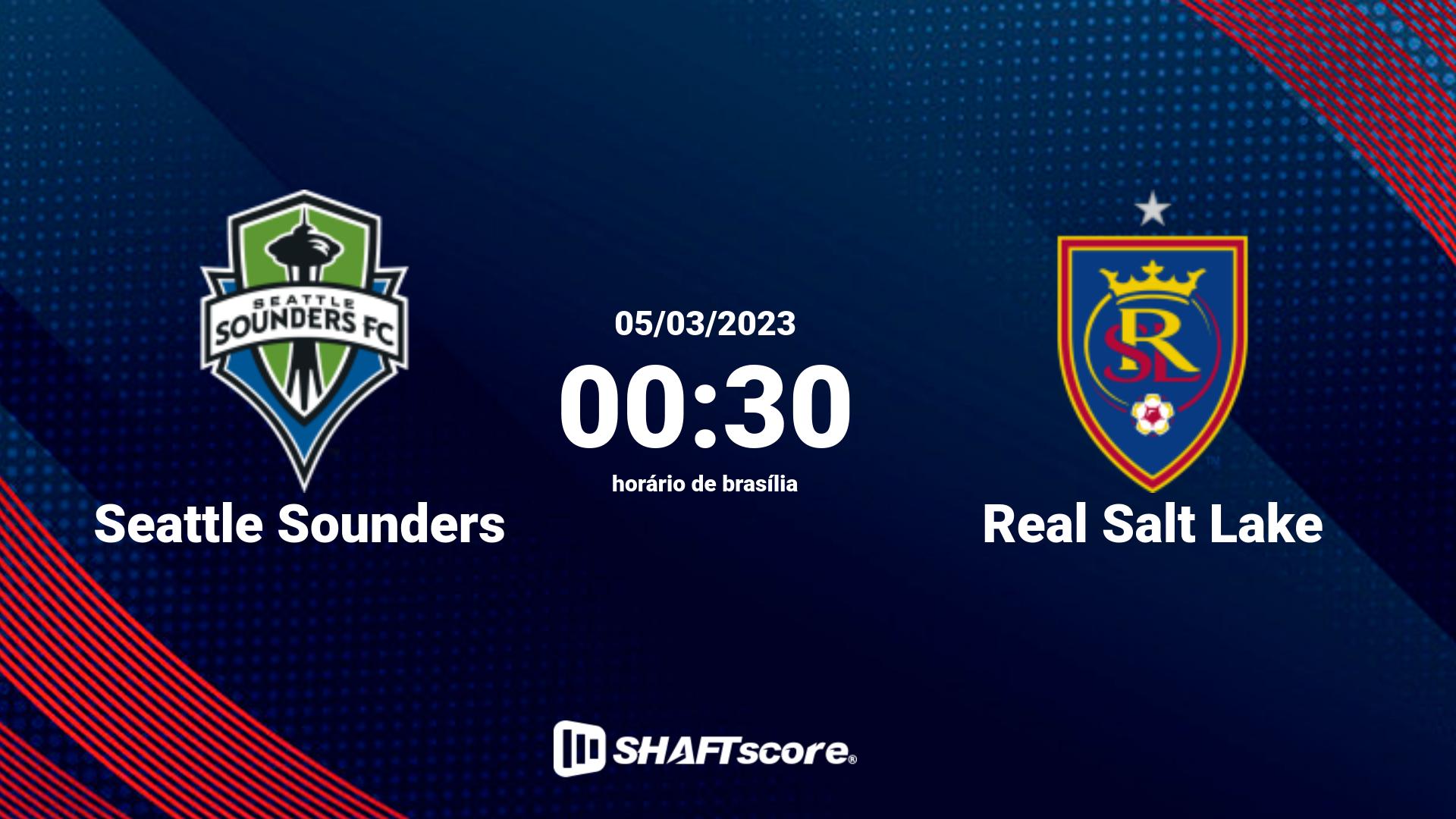 Estatísticas do jogo Seattle Sounders vs Real Salt Lake 05.03 00:30