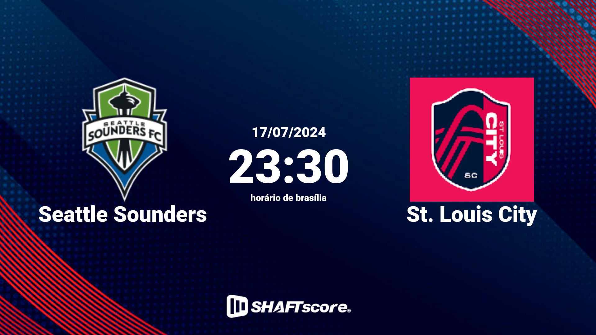 Estatísticas do jogo Seattle Sounders vs St. Louis City 17.07 23:30