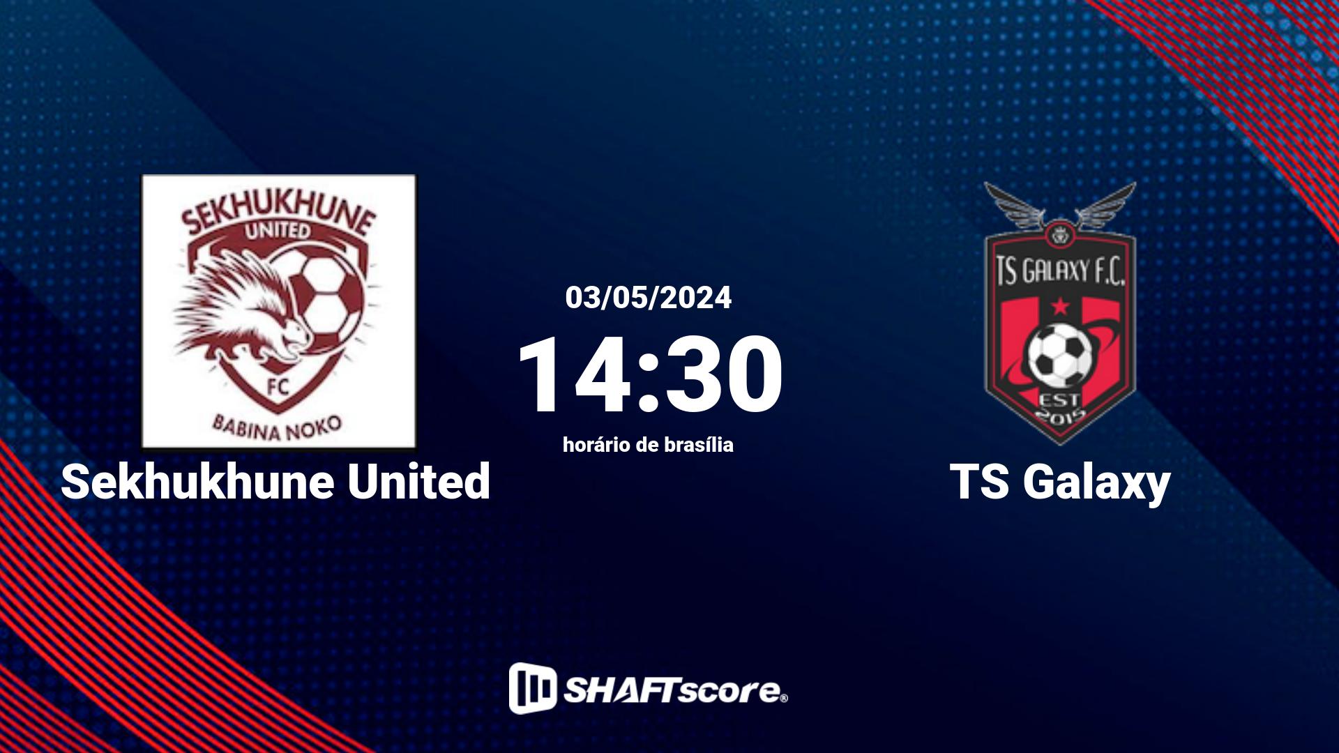 Estatísticas do jogo Sekhukhune United vs TS Galaxy 03.05 14:30