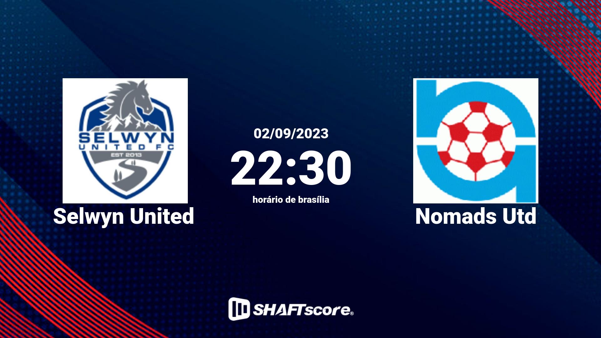 Estatísticas do jogo Selwyn United vs Nomads Utd 02.09 22:30