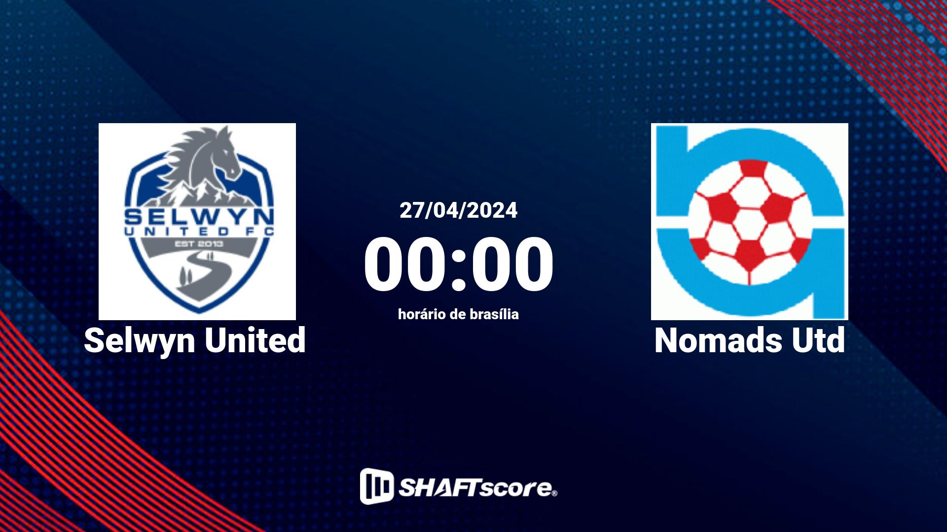 Estatísticas do jogo Selwyn United vs Nomads Utd 27.04 00:00