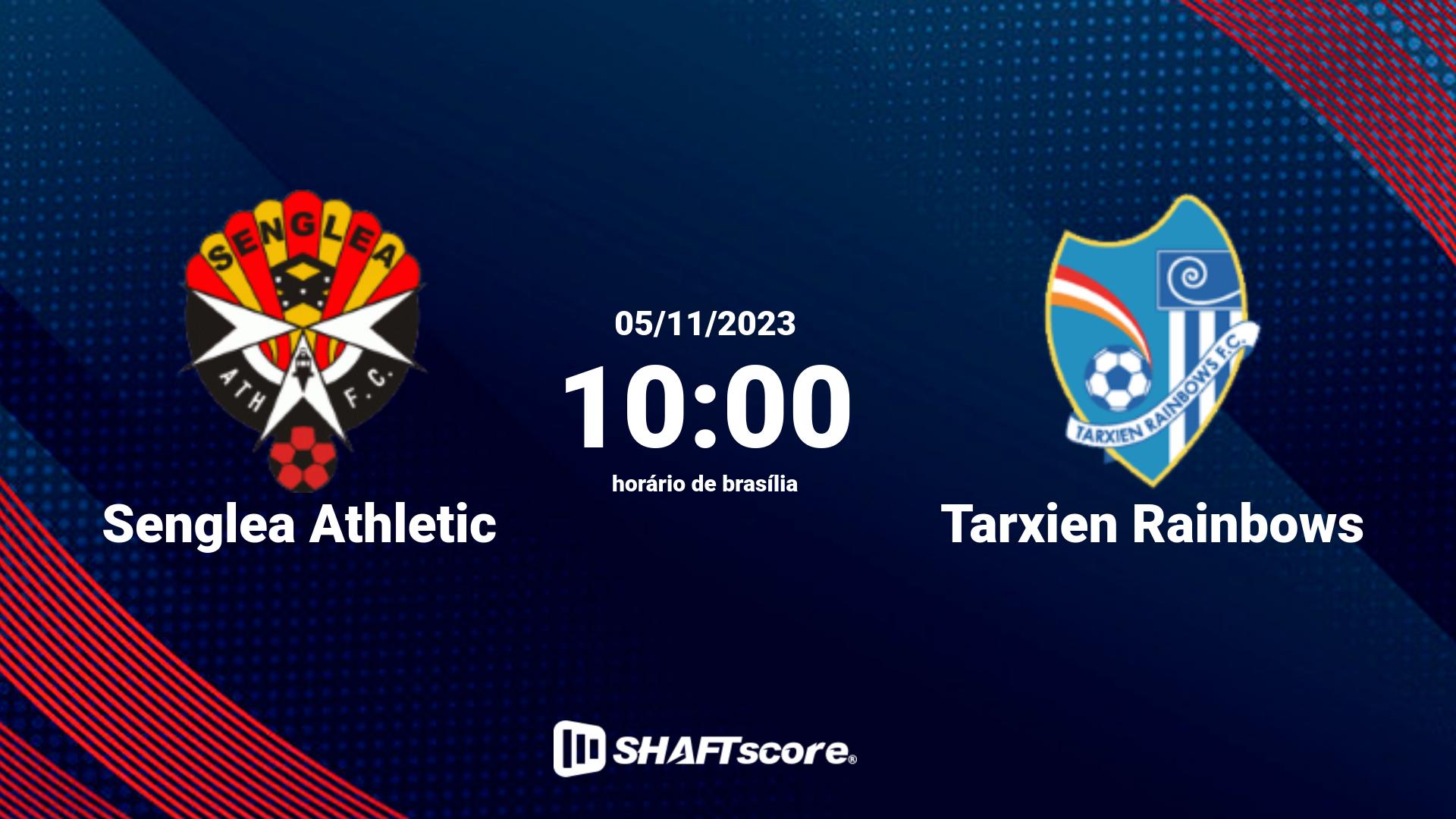 Estatísticas do jogo Senglea Athletic vs Tarxien Rainbows 05.11 10:00