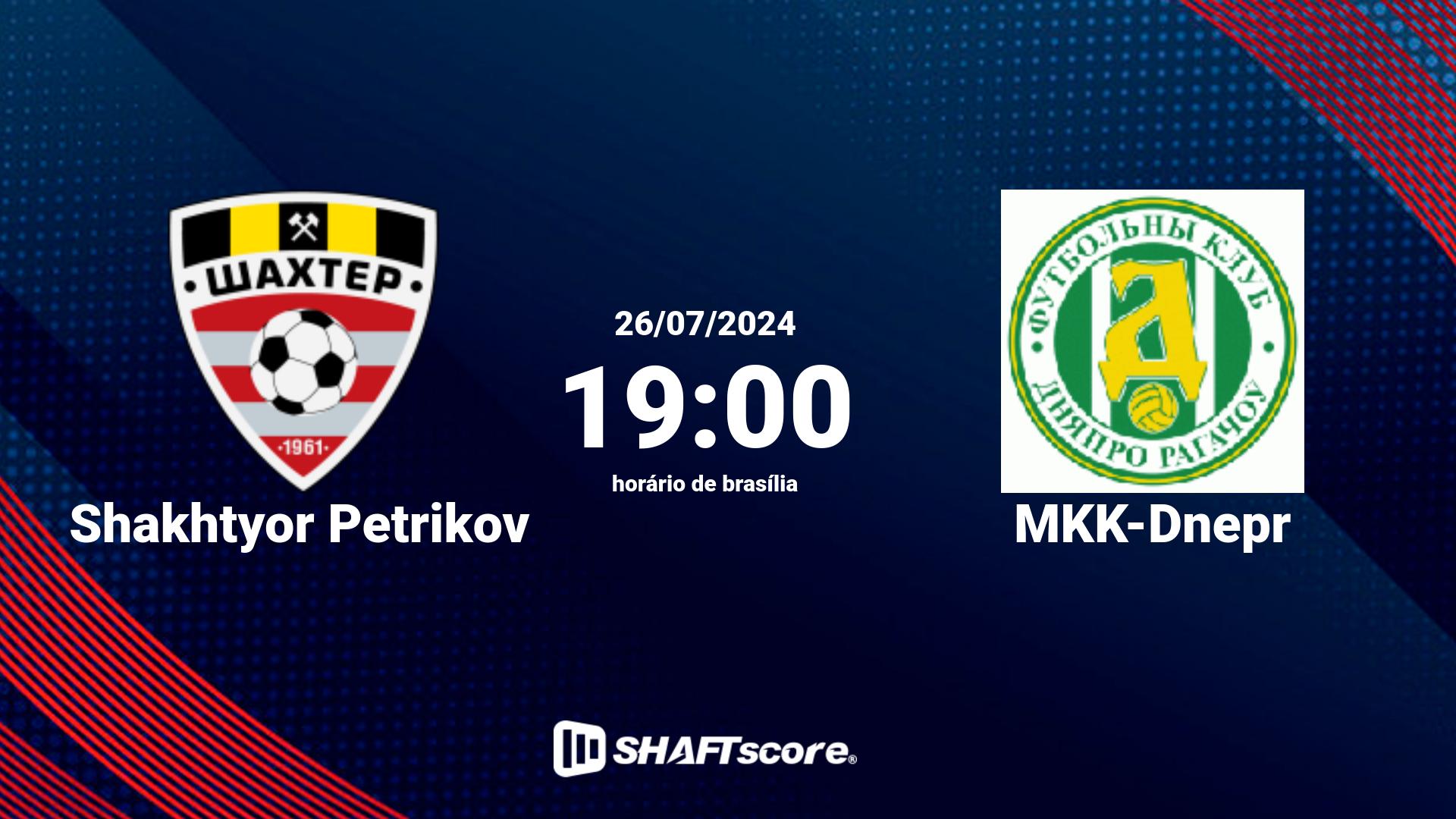 Estatísticas do jogo Shakhtyor Petrikov vs MKK-Dnepr 25.09 10:30