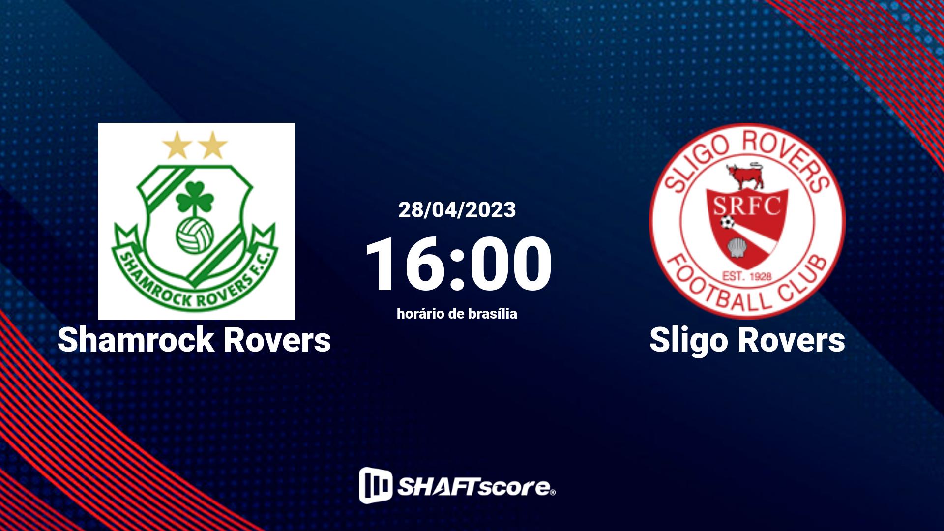 Estatísticas do jogo Shamrock Rovers vs Sligo Rovers 28.04 16:00