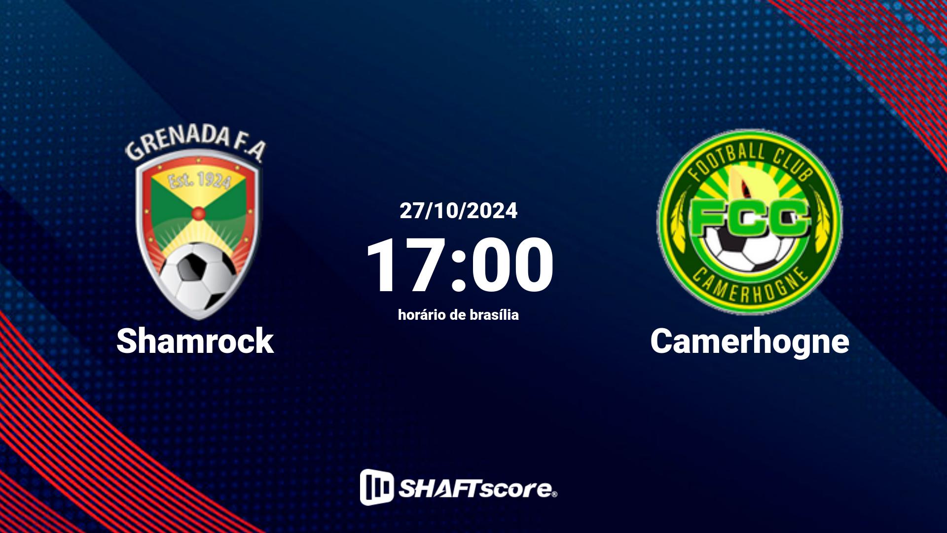 Estatísticas do jogo Shamrock vs Camerhogne 27.10 17:00