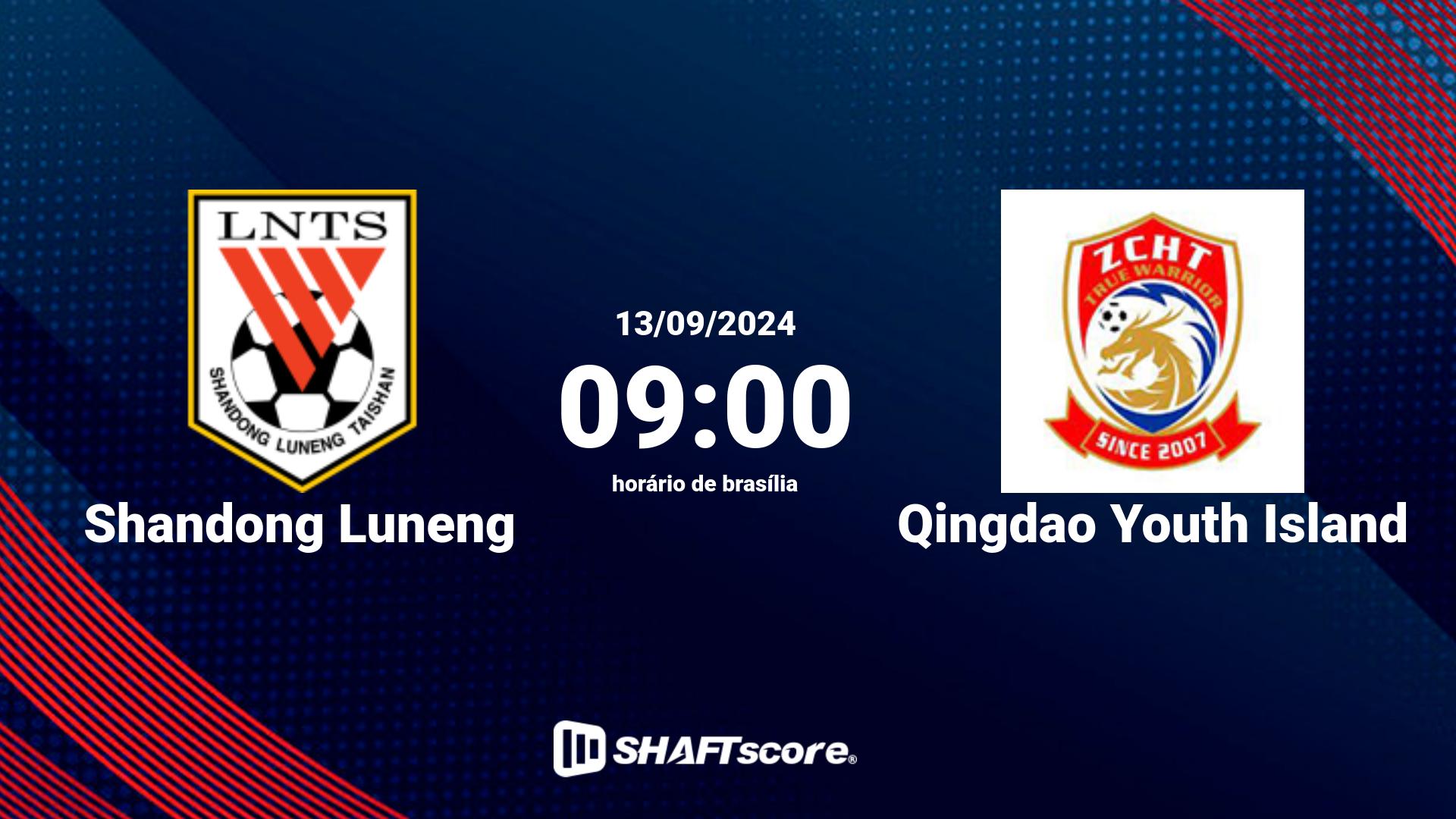 Estatísticas do jogo Shandong Luneng vs Qingdao Youth Island 13.09 09:00