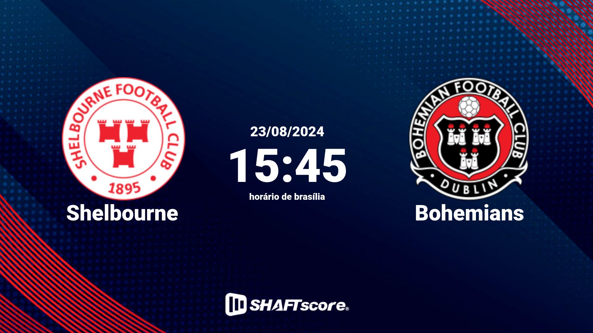 Estatísticas do jogo Shelbourne vs Bohemians 23.08 15:45