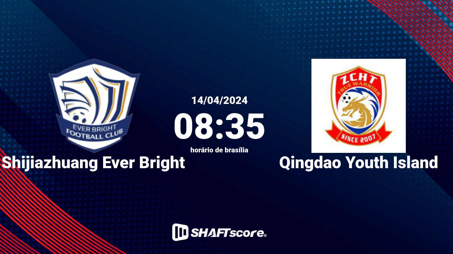 Estatísticas do jogo Shijiazhuang Ever Bright vs Qingdao Youth Island 14.04 08:35