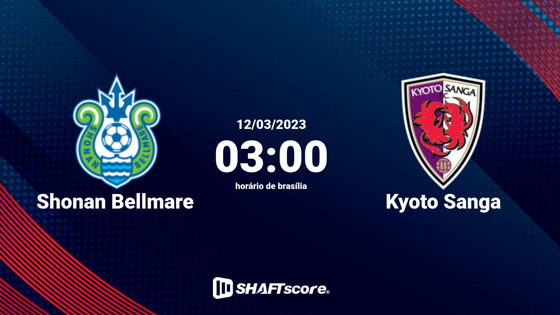 Estatísticas do jogo Shonan Bellmare vs Kyoto Sanga 12.03 03:00