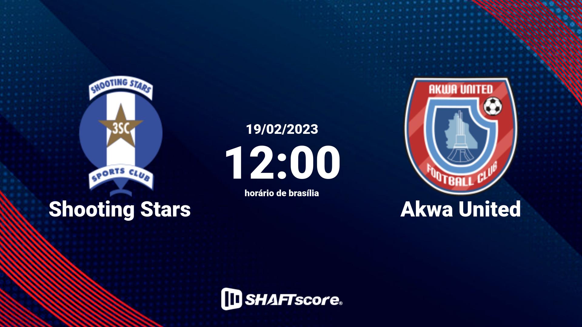 Estatísticas do jogo Shooting Stars vs Akwa United 19.02 12:00