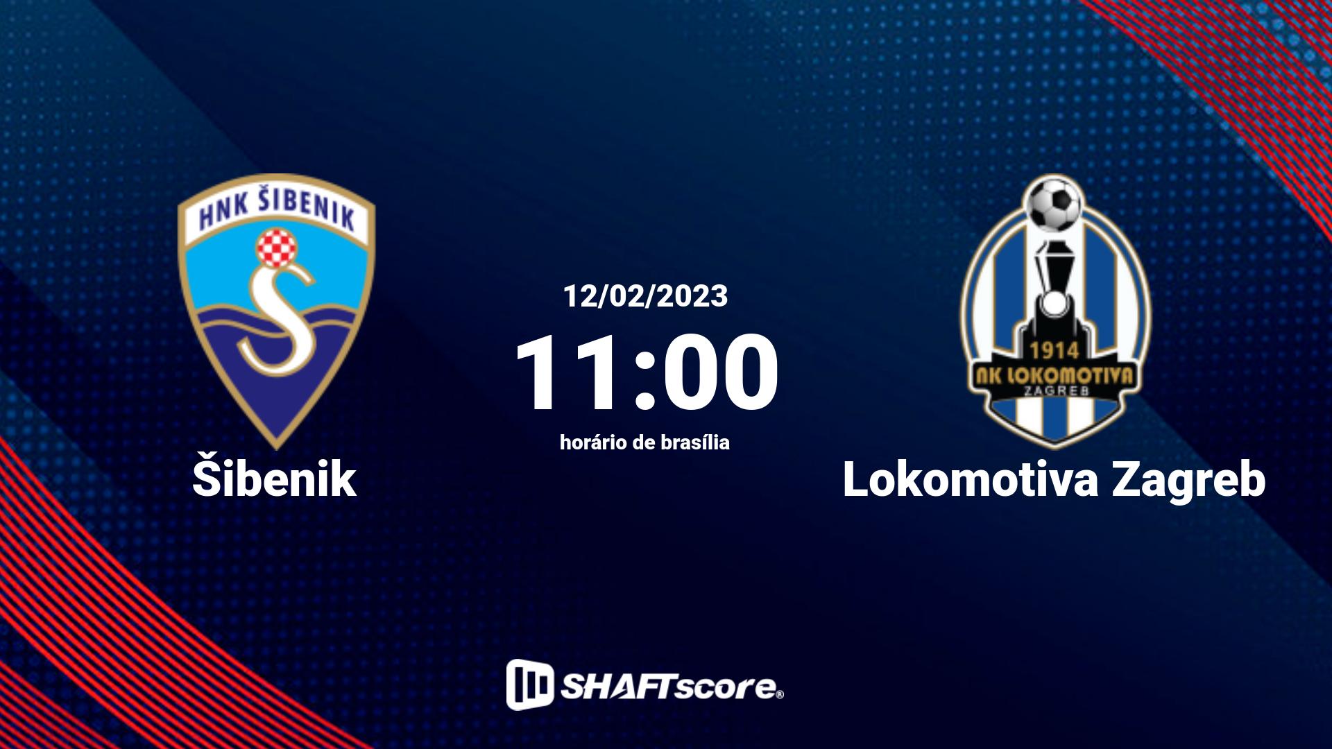 Estatísticas do jogo Šibenik vs Lokomotiva Zagreb 12.02 11:00