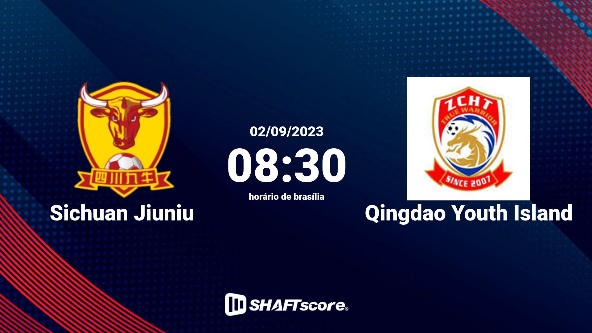 Estatísticas do jogo Sichuan Jiuniu vs Qingdao Youth Island 02.09 08:30