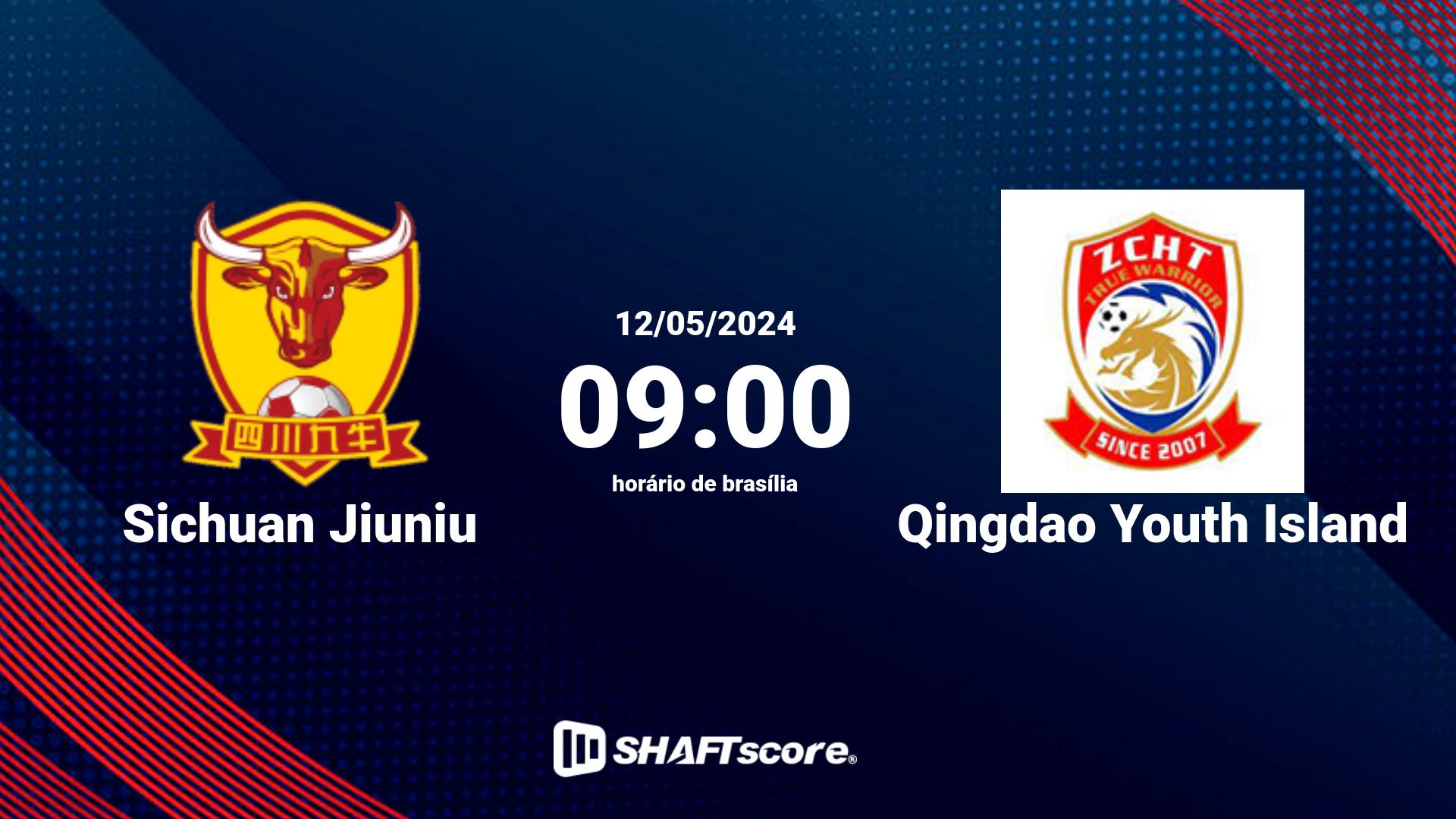 Estatísticas do jogo Sichuan Jiuniu vs Qingdao Youth Island 12.05 09:00