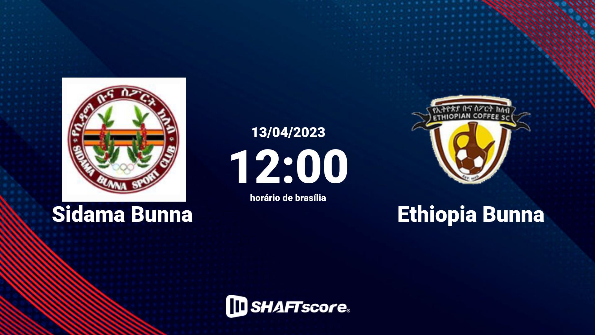 Estatísticas do jogo Sidama Bunna vs Ethiopia Bunna 13.04 12:00