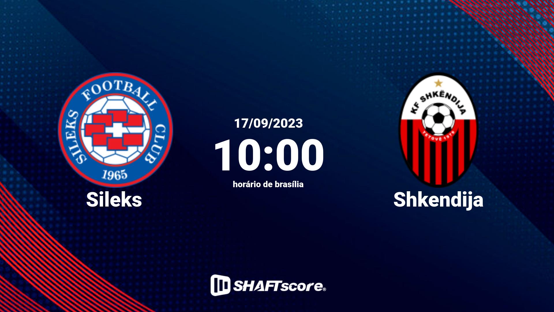 Estatísticas do jogo Sileks vs Shkendija 17.09 10:00