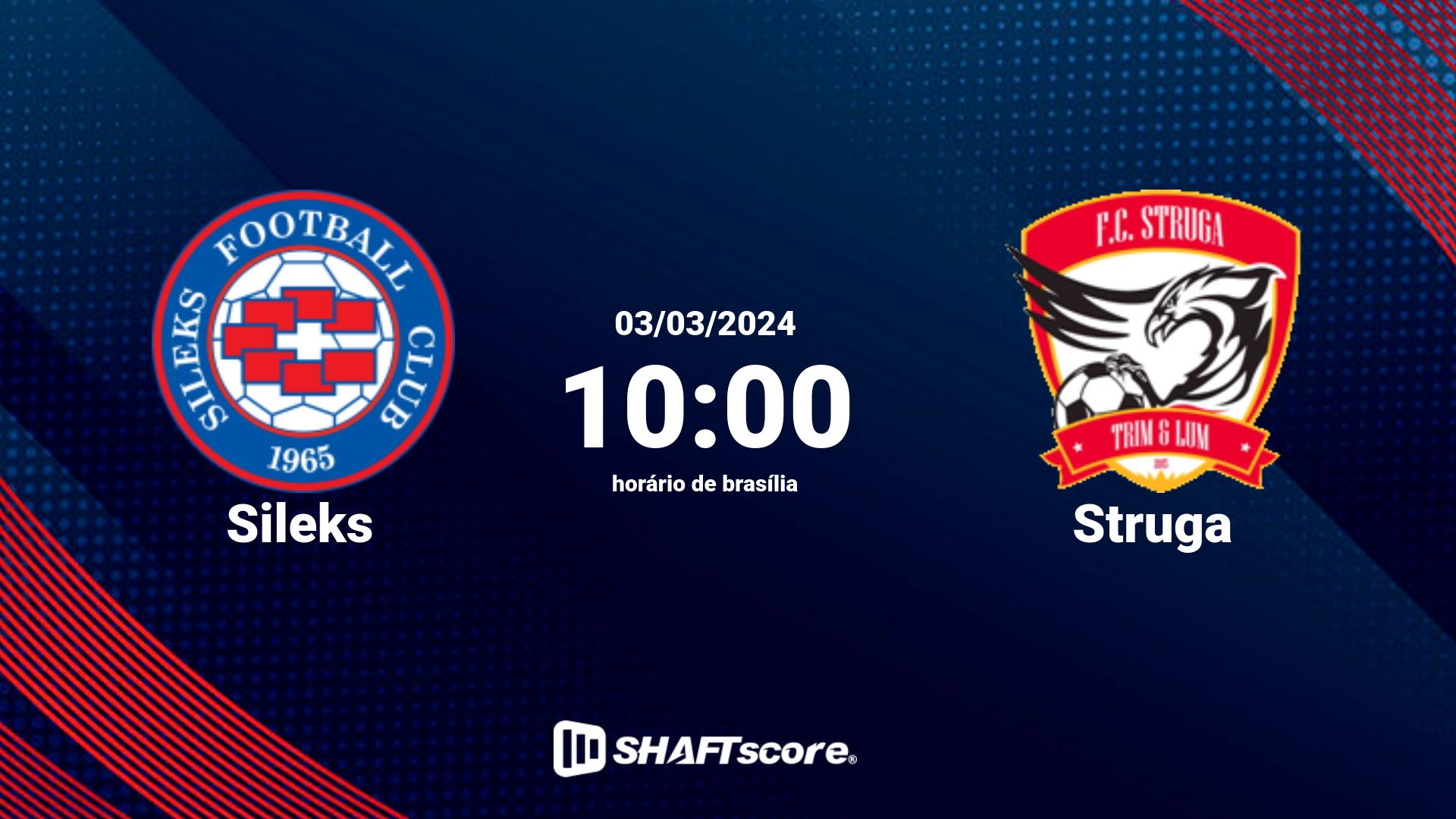 Estatísticas do jogo Sileks vs Struga 03.03 10:00