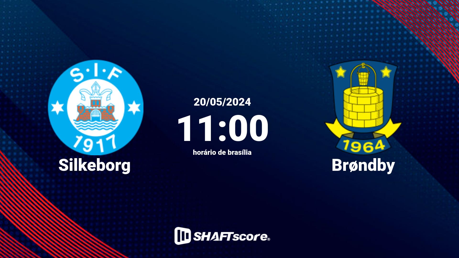 Estatísticas do jogo Silkeborg vs Brøndby 20.05 11:00