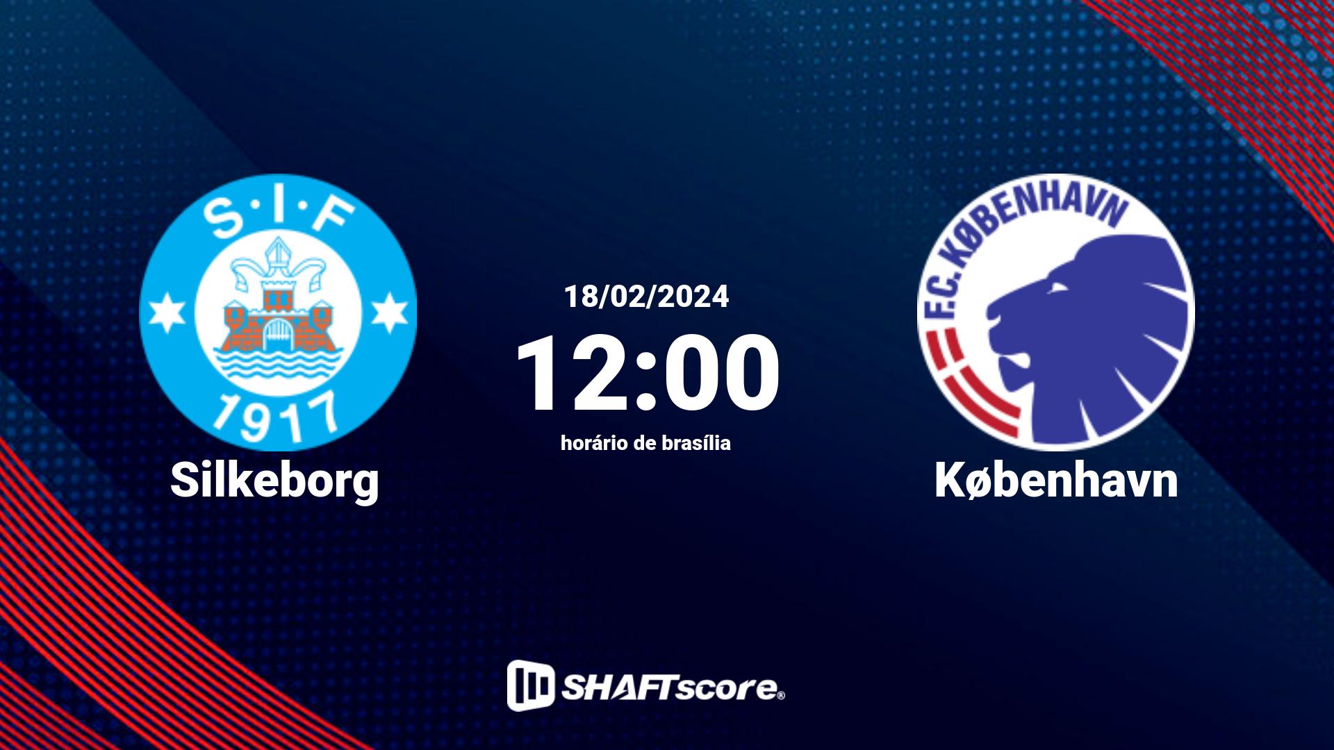 Estatísticas do jogo Silkeborg vs København 18.02 12:00