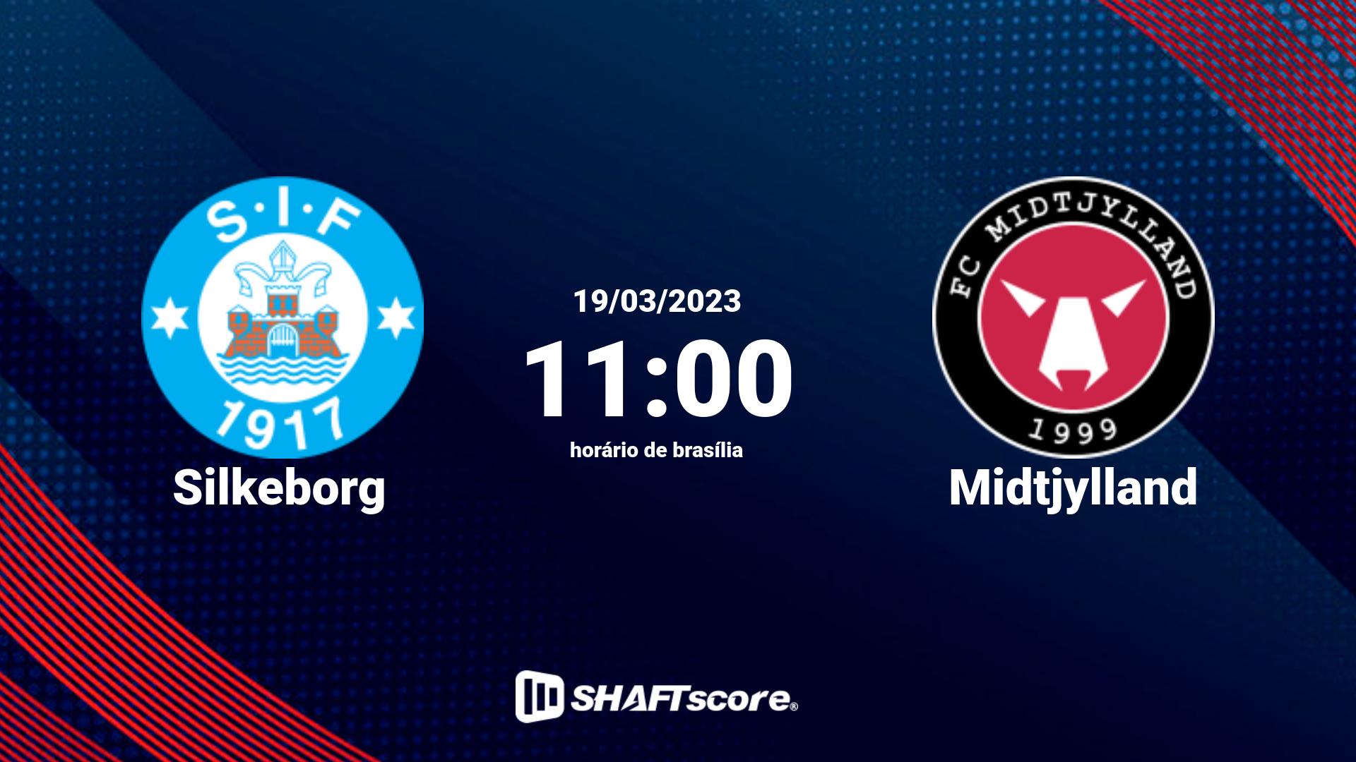 Estatísticas do jogo Silkeborg vs Midtjylland 19.03 11:00