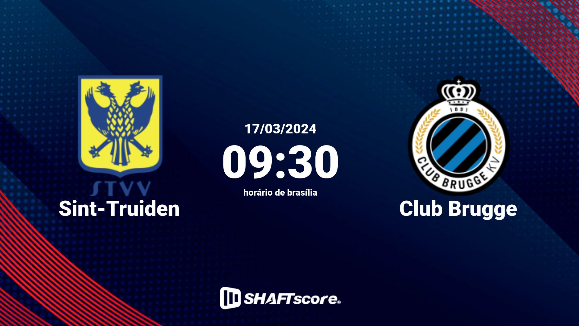 Estatísticas do jogo Sint-Truiden vs Club Brugge 17.03 09:30