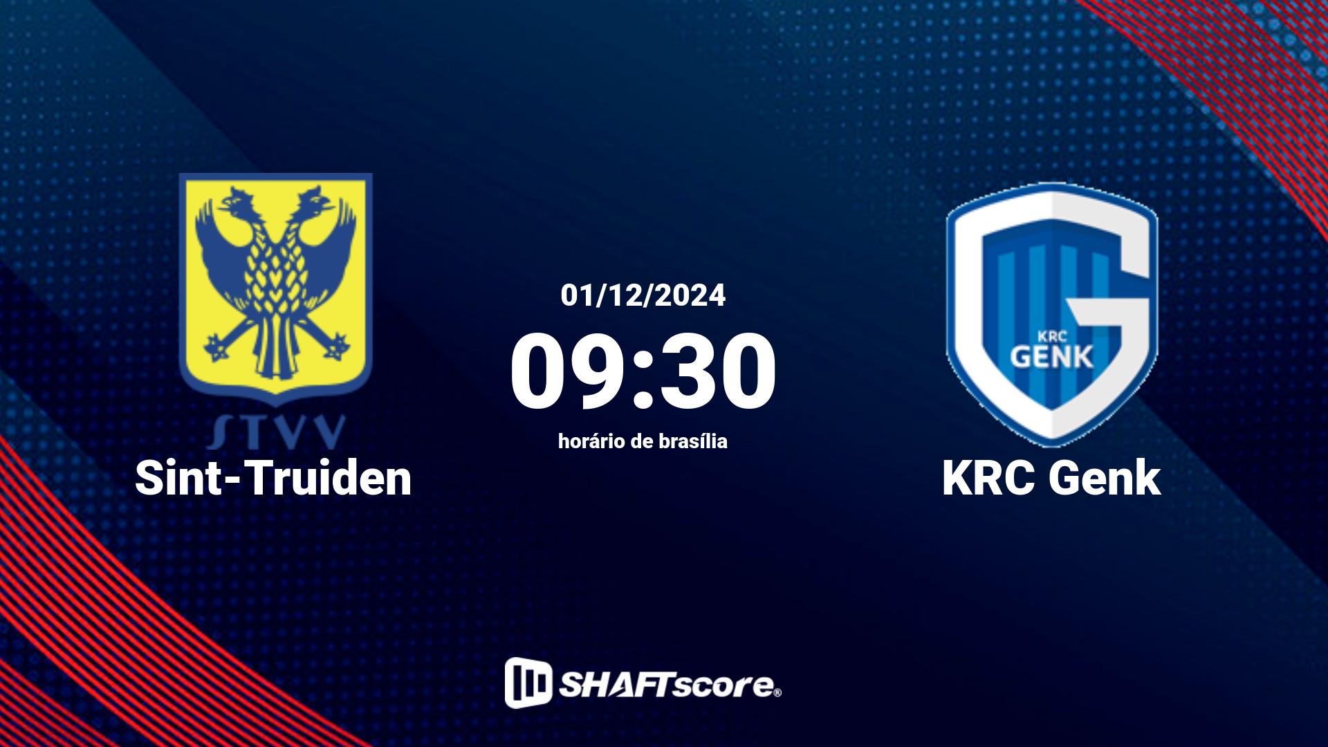 Estatísticas do jogo Sint-Truiden vs KRC Genk 01.12 09:30