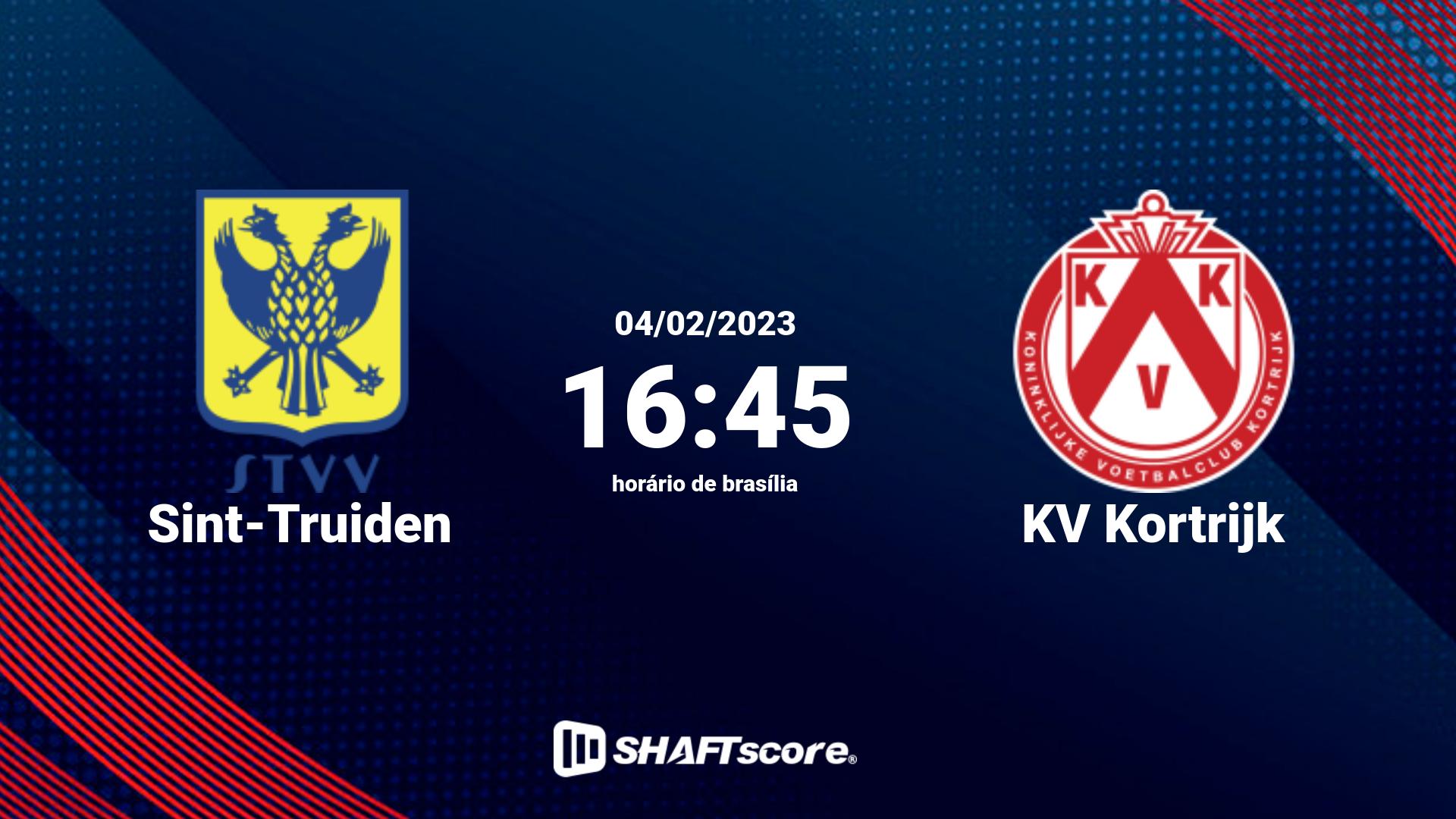 Estatísticas do jogo Sint-Truiden vs KV Kortrijk 04.02 16:45