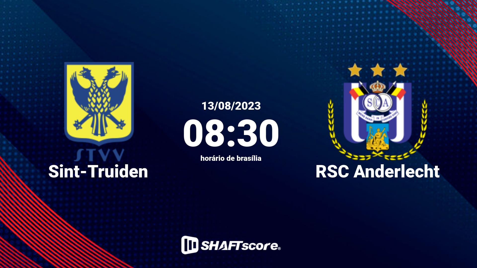 Estatísticas do jogo Sint-Truiden vs RSC Anderlecht 13.08 08:30