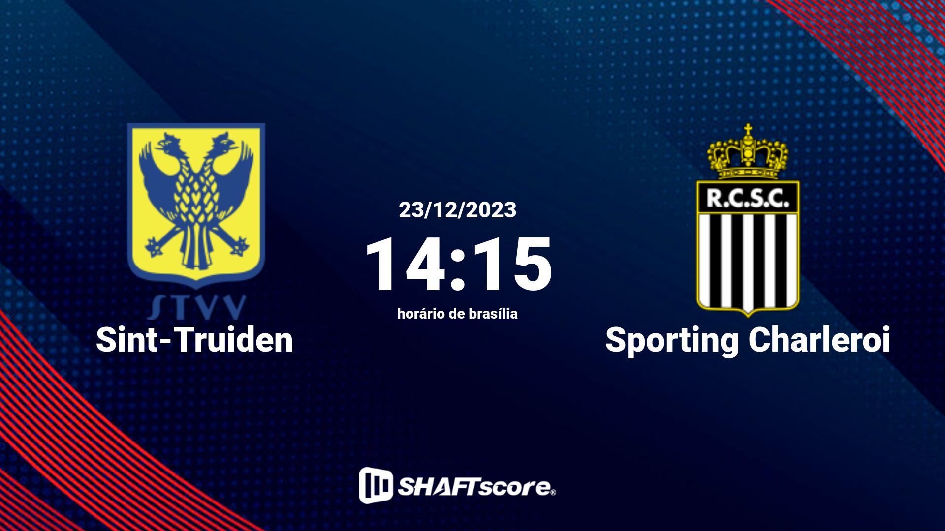 Estatísticas do jogo Sint-Truiden vs Sporting Charleroi 23.12 14:15