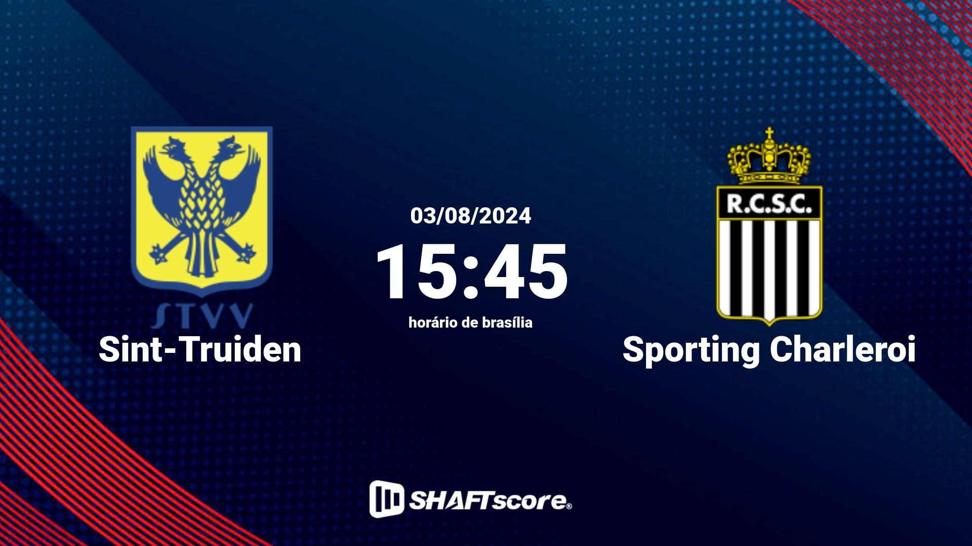 Estatísticas do jogo Sint-Truiden vs Sporting Charleroi 03.08 15:45