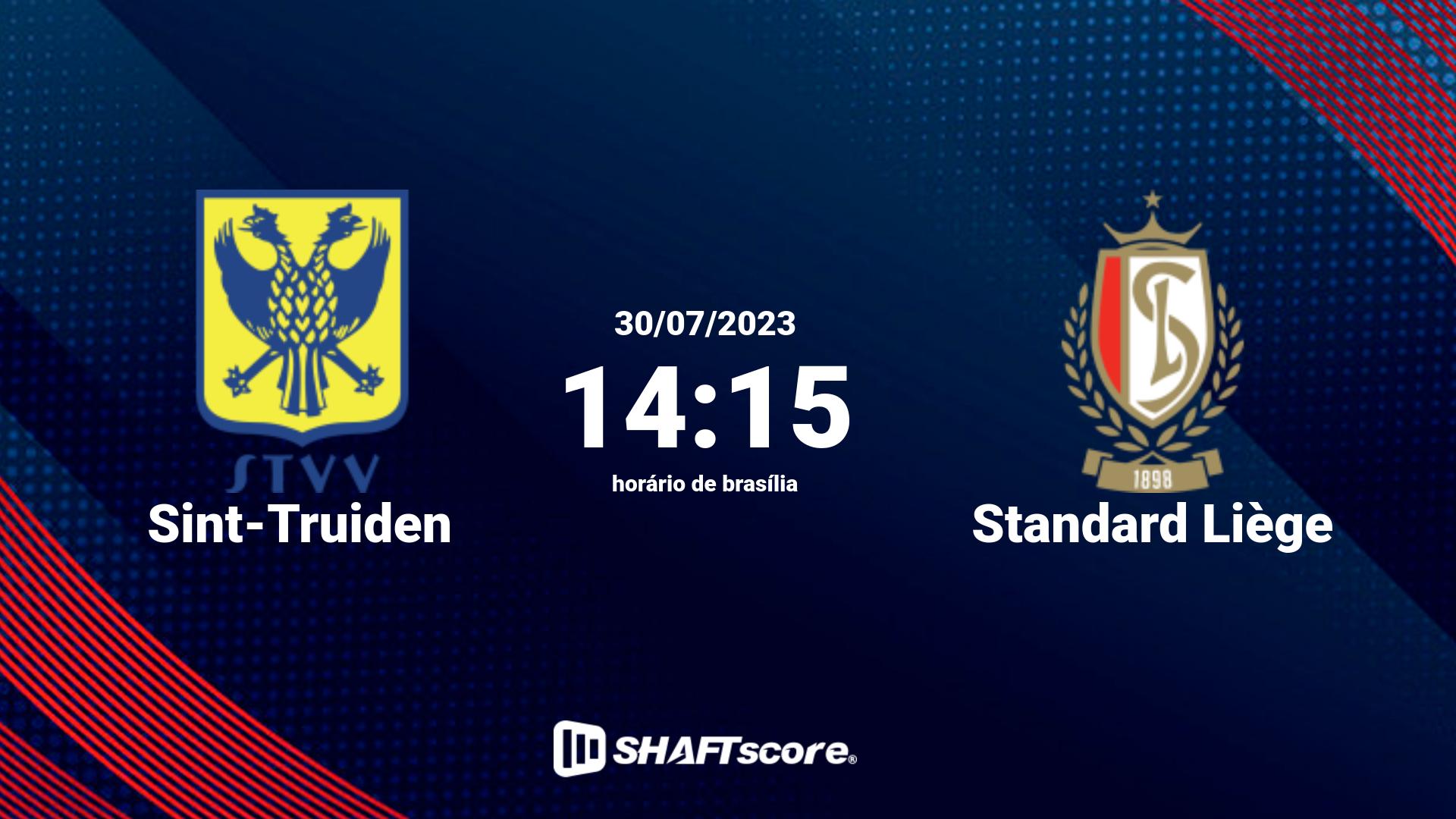 Estatísticas do jogo Sint-Truiden vs Standard Liège 30.07 14:15