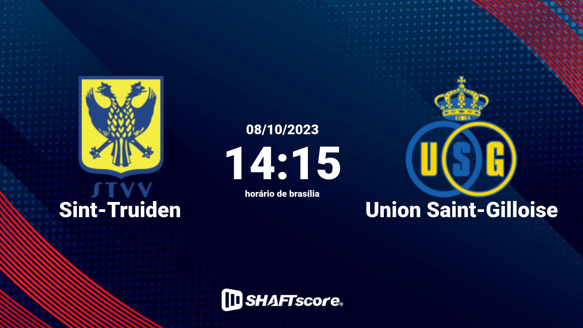 Estatísticas do jogo Sint-Truiden vs Union Saint-Gilloise 08.10 14:15