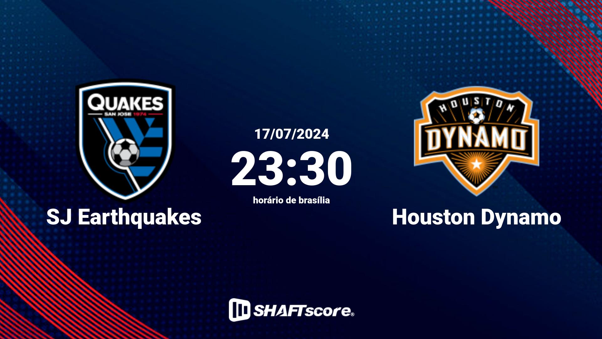 Estatísticas do jogo SJ Earthquakes vs Houston Dynamo 17.07 23:30