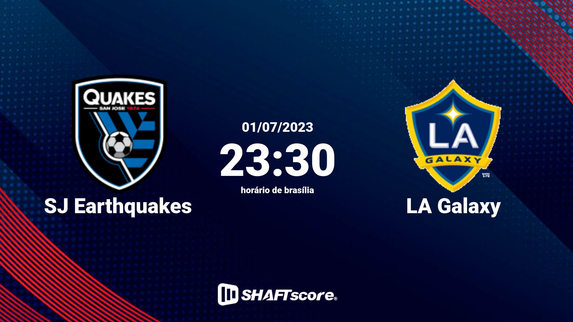 Estatísticas do jogo SJ Earthquakes vs LA Galaxy 01.07 23:30